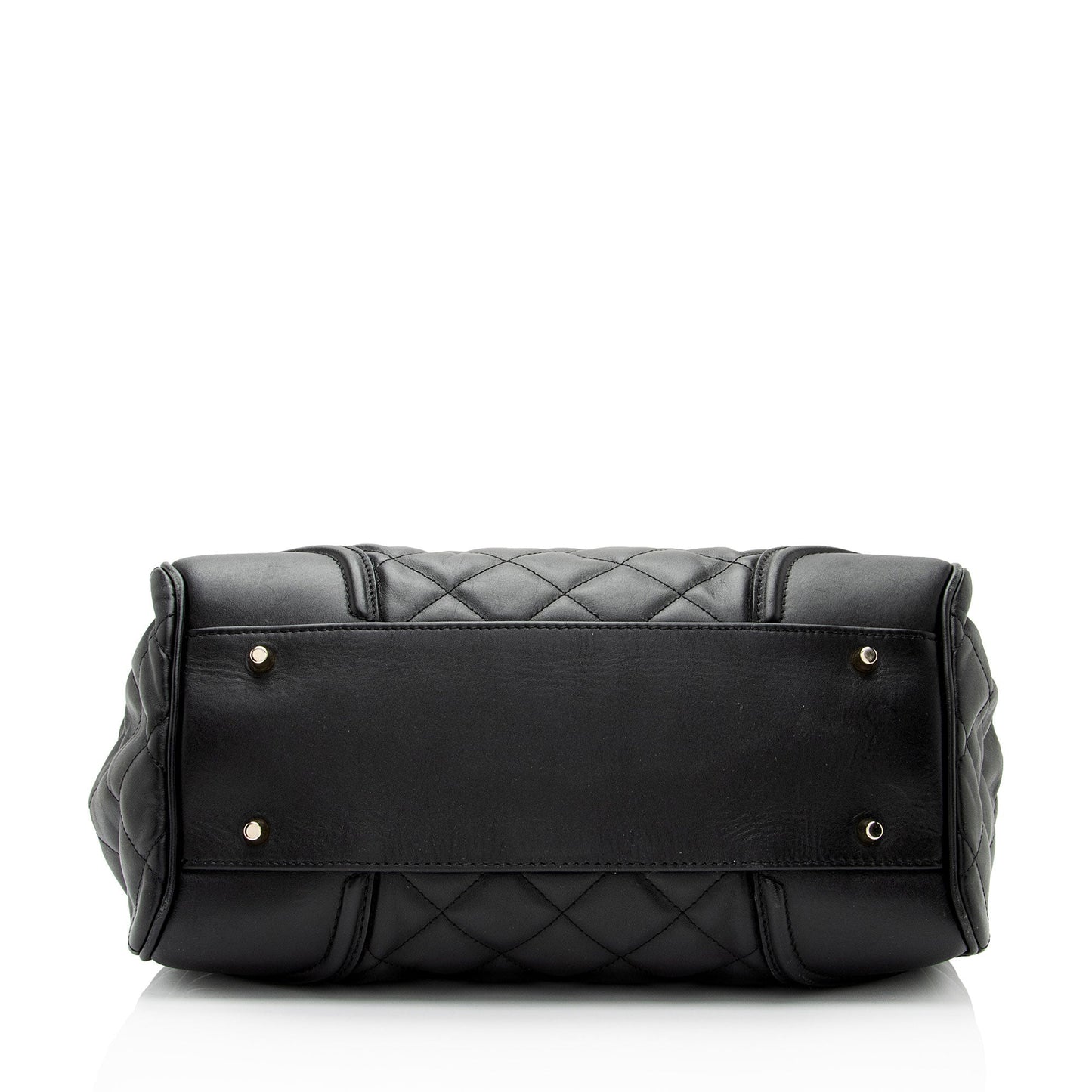 Burberry Quilted Leather Manor Satchel (SHF-XS6CjR)