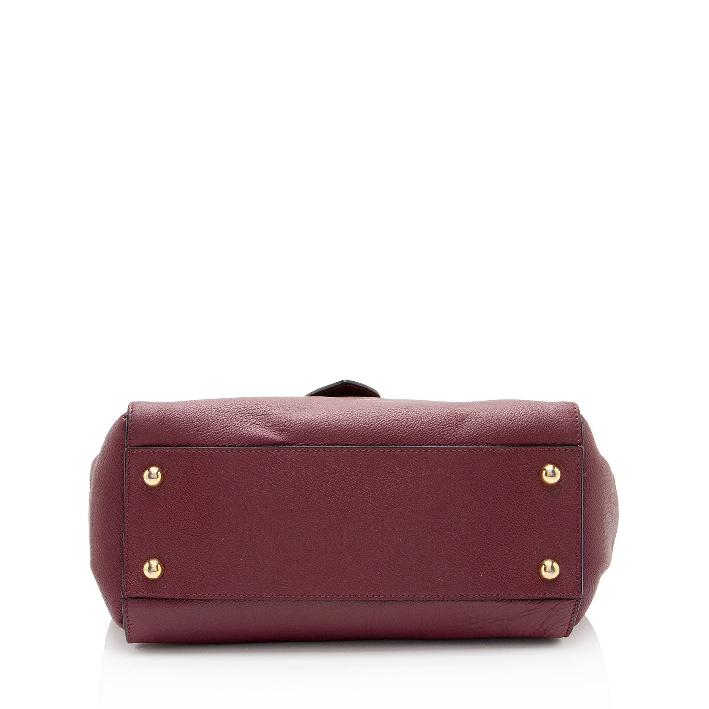 Burberry Soft Grain Calfskin Buckle Medium Tote (SHF-tecwZ2)