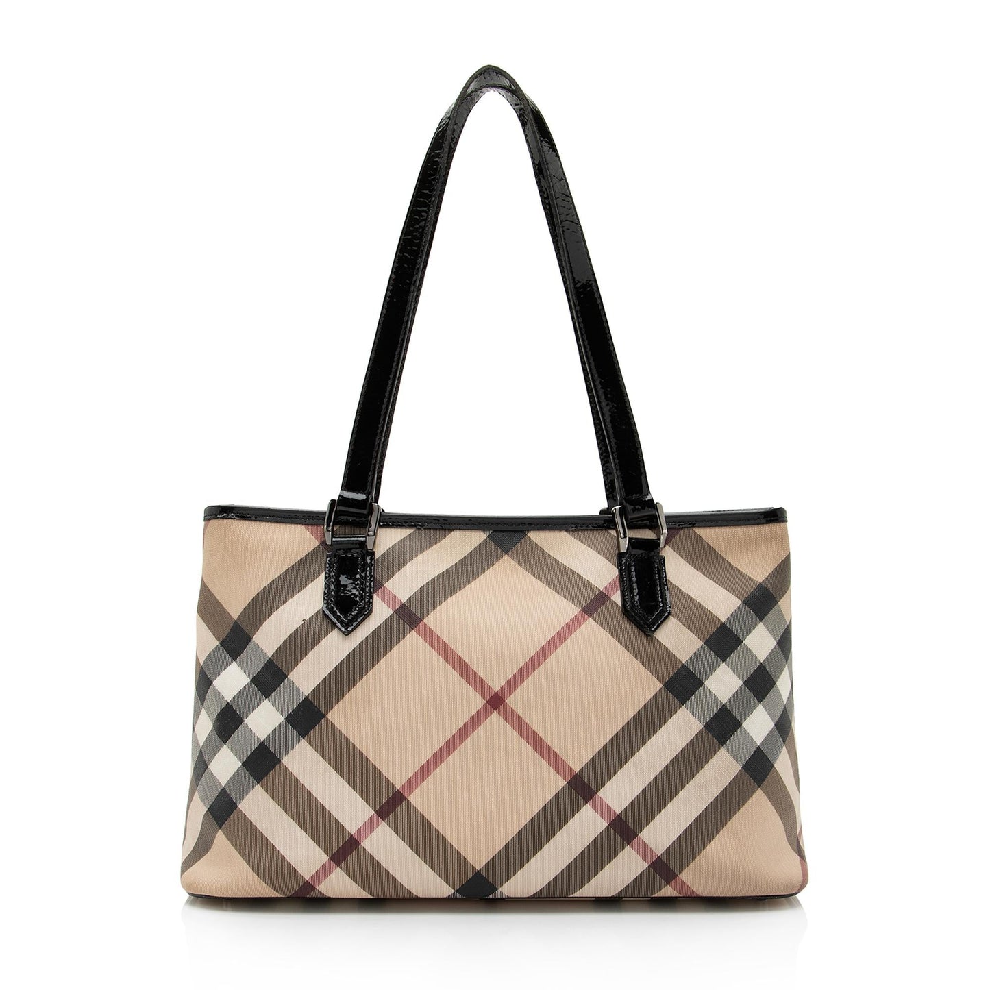 Burberry Super Nova Check Regent Tote (SHF-hyJb8u)