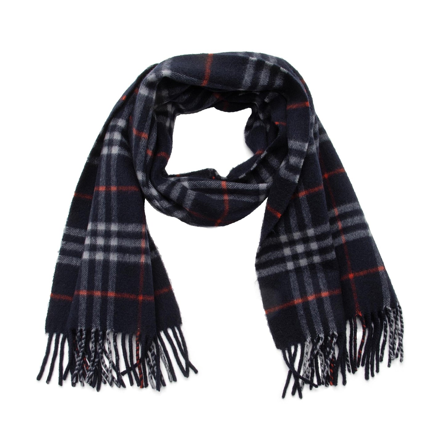 Burberry Vintage Cashmere Check Scarf (SHF-TI3oyB)