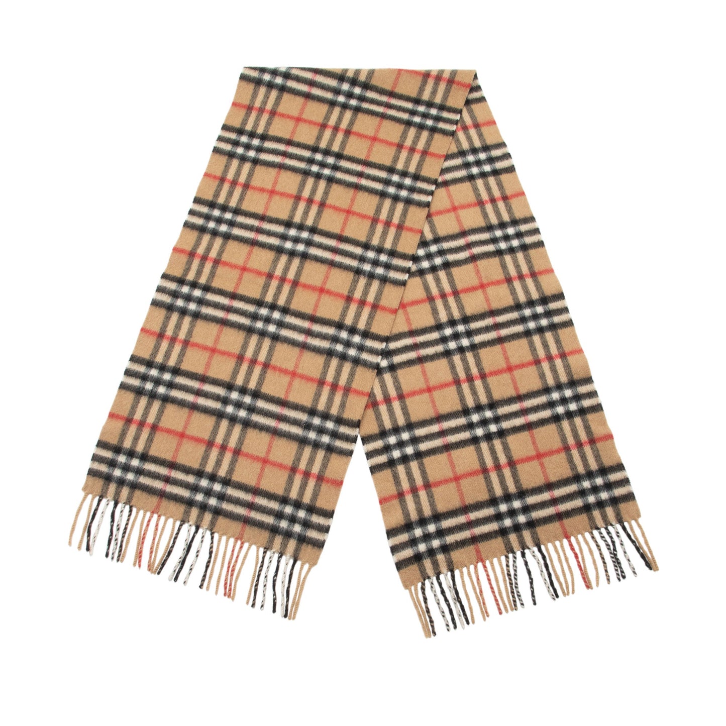 Burberry Vintage Cashmere Check Scarf (SHF-QSAIG1)