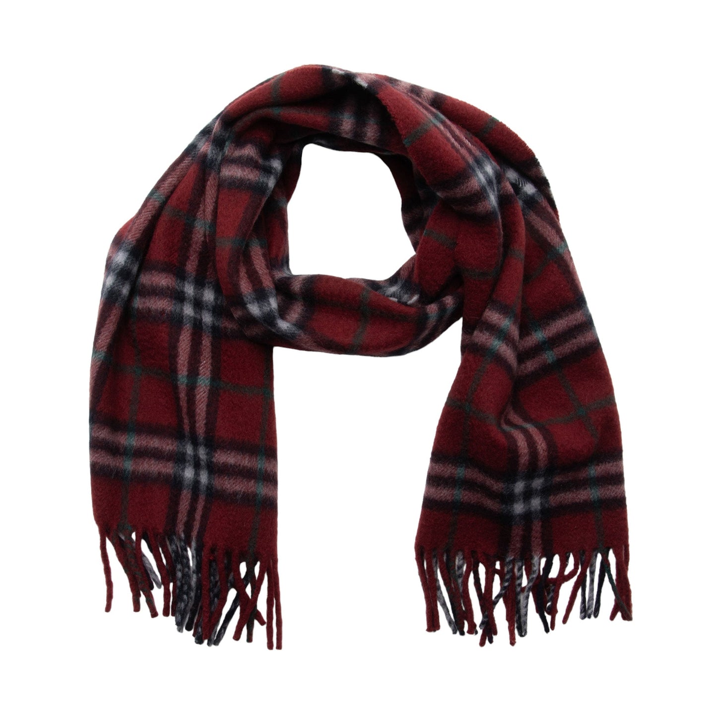 Burberry Vintage Cashmere Check Scarf (SHF-mA5KRG)