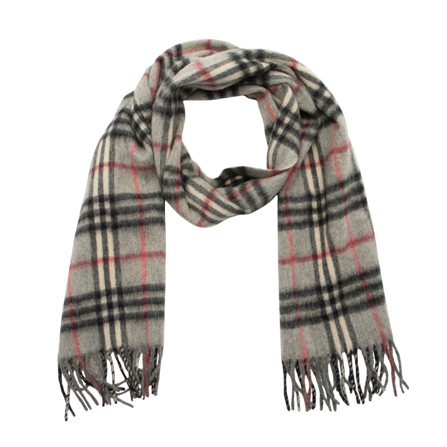 Burberry Vintage Cashmere Check Scarf (SHF-HT37Pj)