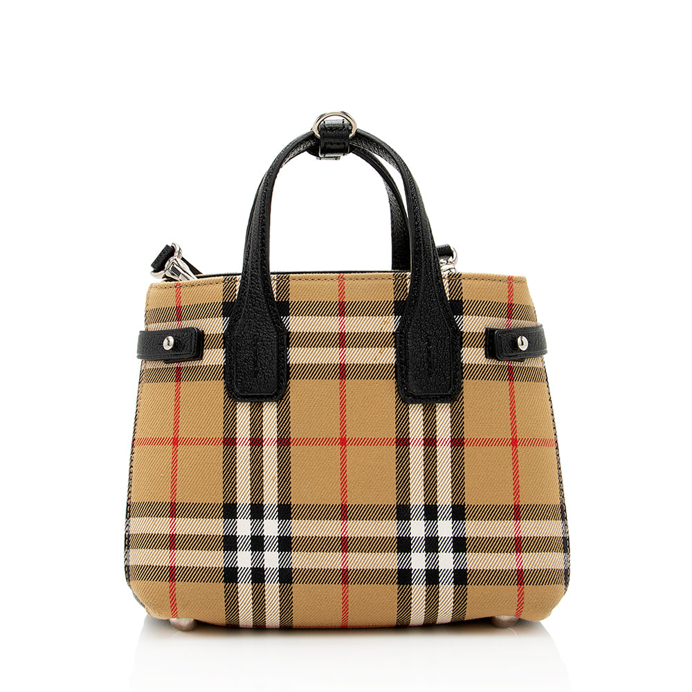 Burberry Vintage Check Banner Baby Tote (SHF-18952)