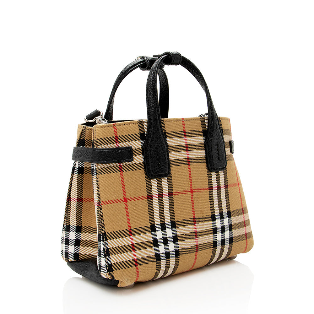 Burberry Vintage Check Banner Baby Tote (SHF-18952)