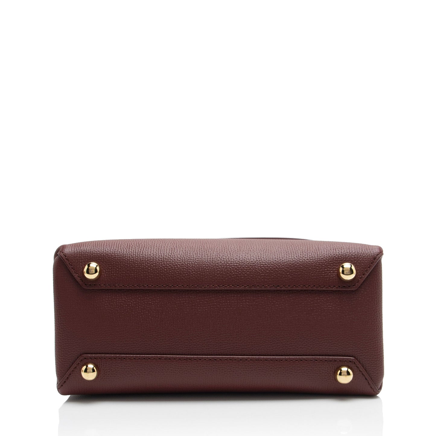 Burberry House Check Leather Banner Small Tote (SHF-uQjvzx)