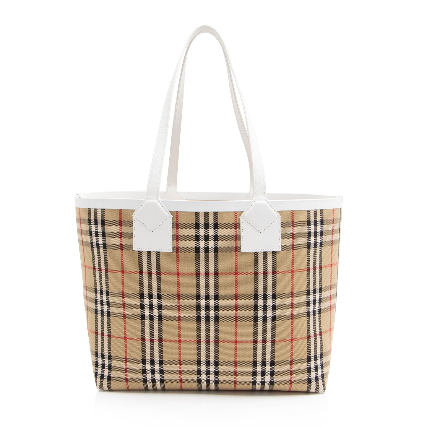 Burberry Vintage Check London Large Tote (SHF-M0pbIQ)