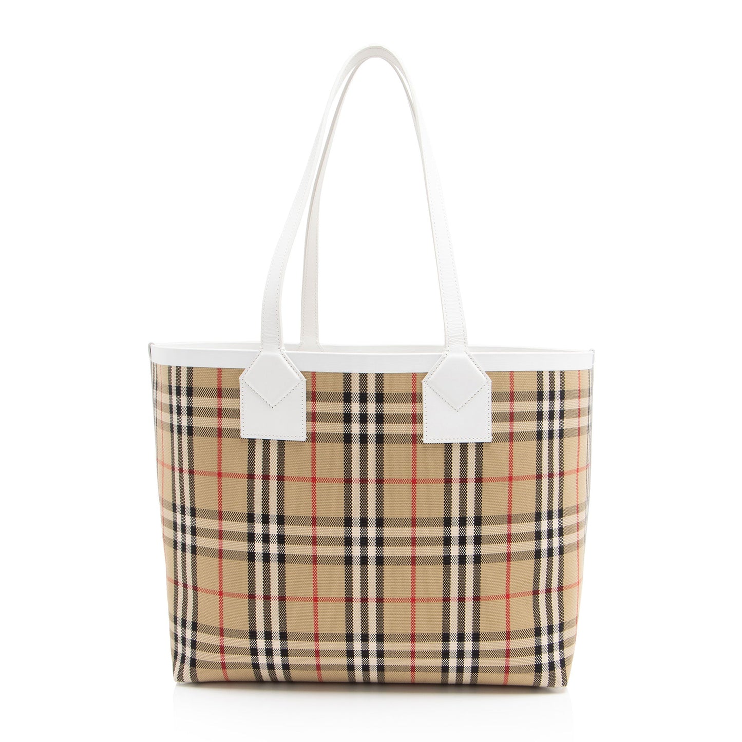 Burberry Vintage Check London Large Tote (SHF-M0pbIQ)