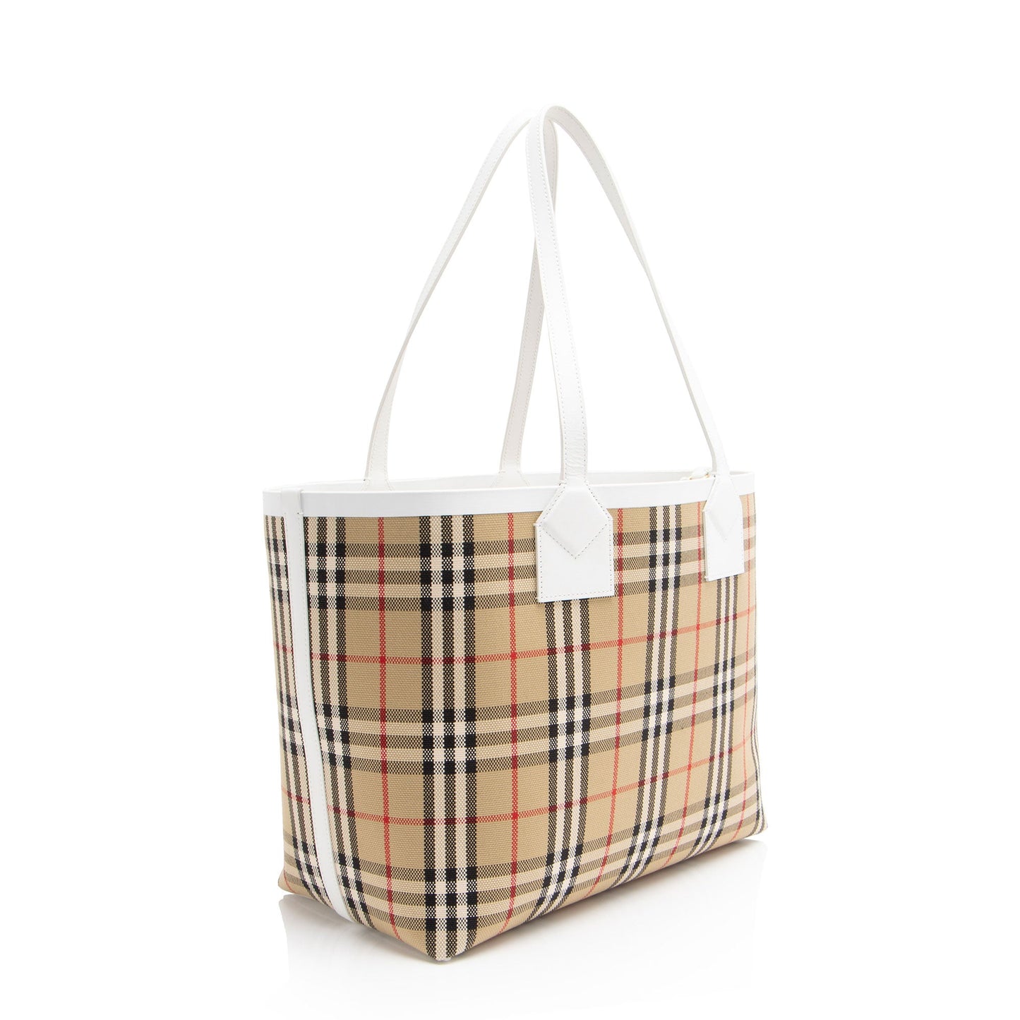 Burberry Vintage Check London Large Tote (SHF-M0pbIQ)