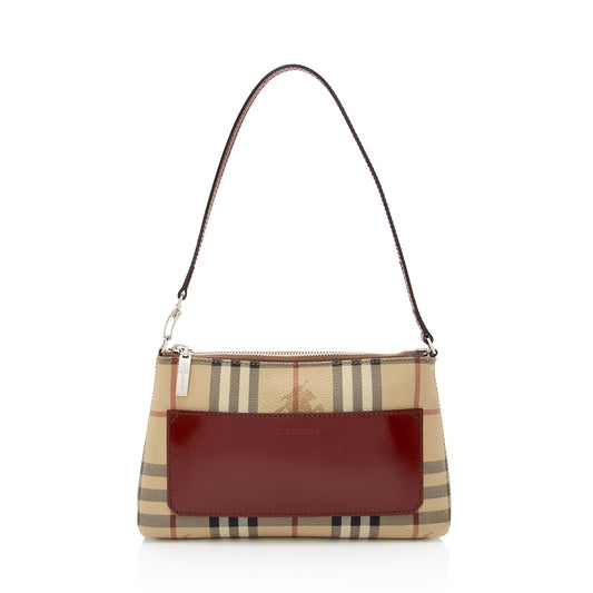 Burberry Vintage Haymarket Check Pochette (SHF-eiRBCJ)