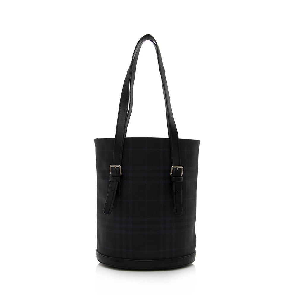 Burberry Vintage Nova Check Bucket Tote - FINAL SALE (SHF-15431)