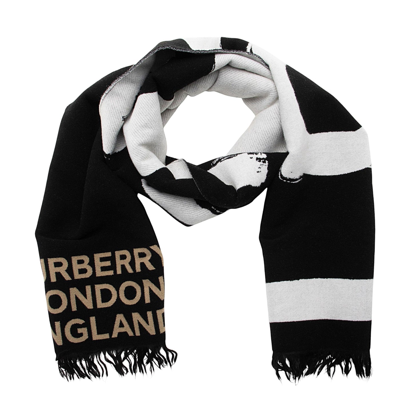 Burberry Wool Love Logo Scarf (SHF-5gk3Mz)