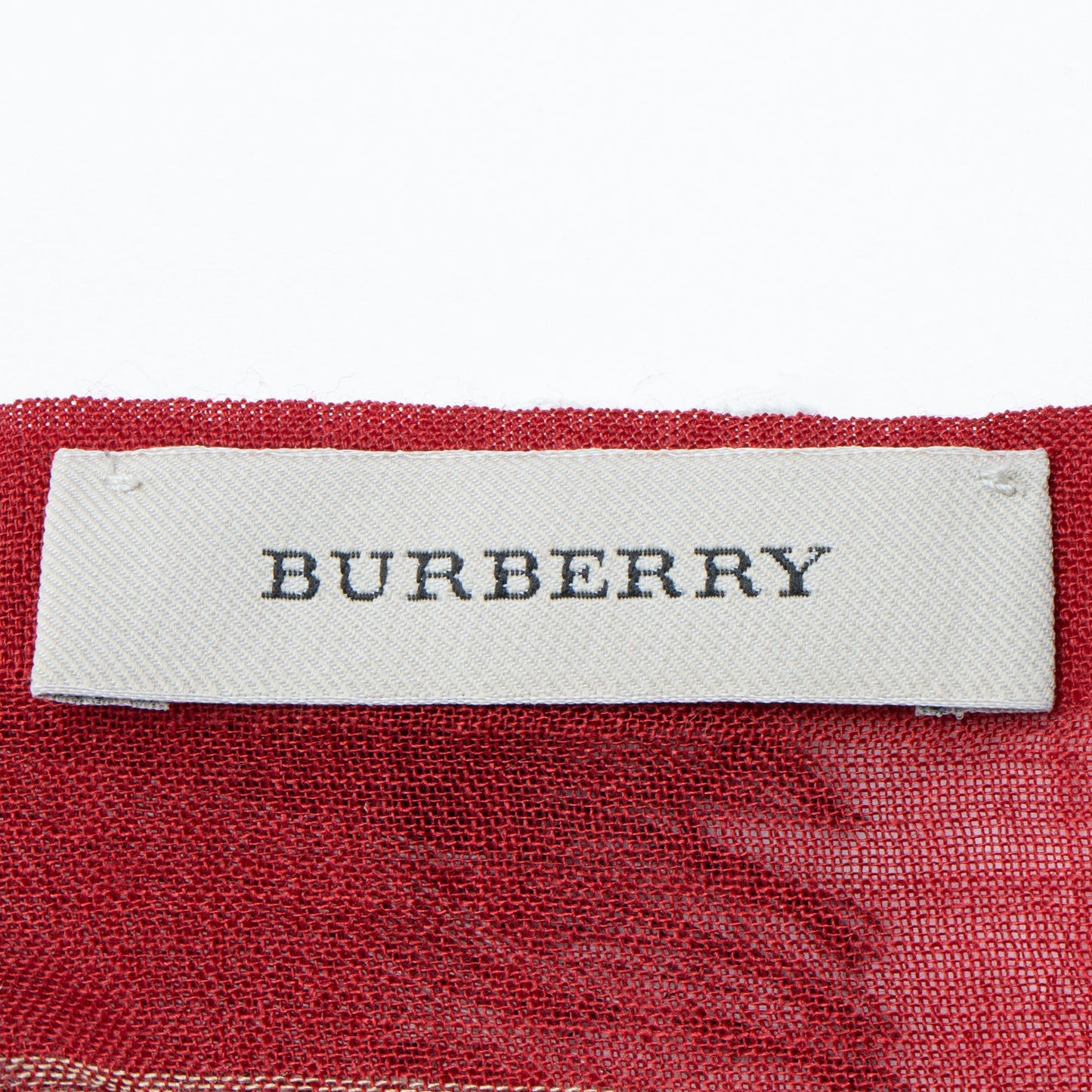 Burberry Wool Silk Lightweight Giant Check Scarf (SHF-HOLpAn)