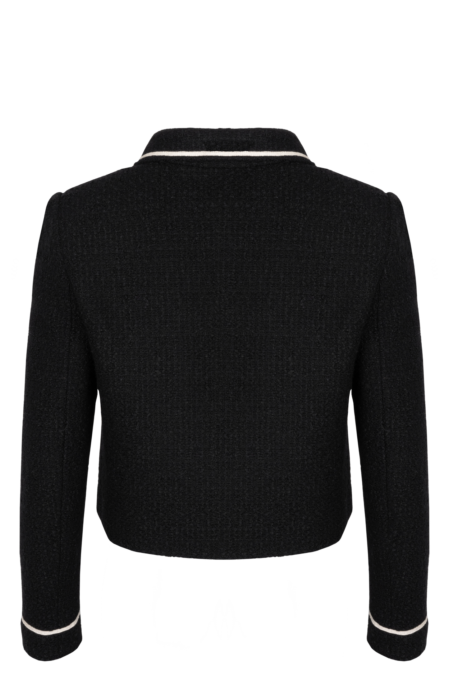CELINE Jacket Wool Black White