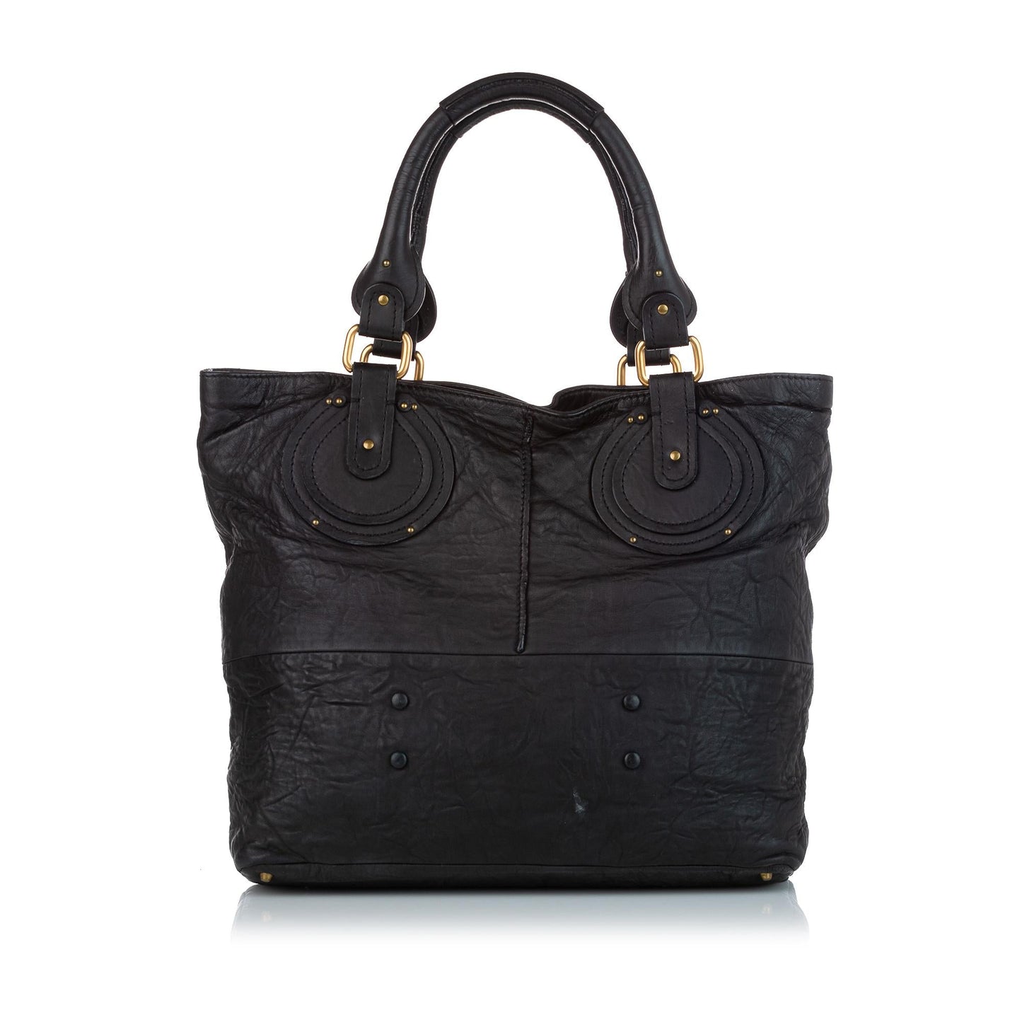 Chloe Aurore Leather Tote Bag (SHG-28264)