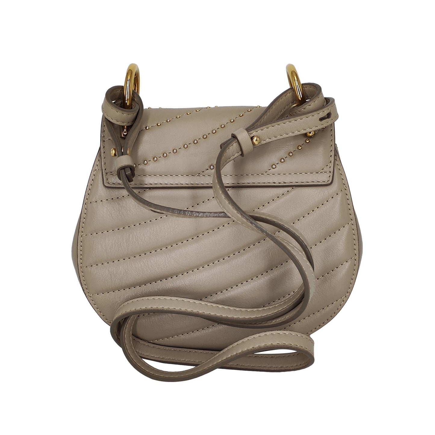 Chloe Drew Bijou Studded Leather Crossbody Bag (SHG-36995)