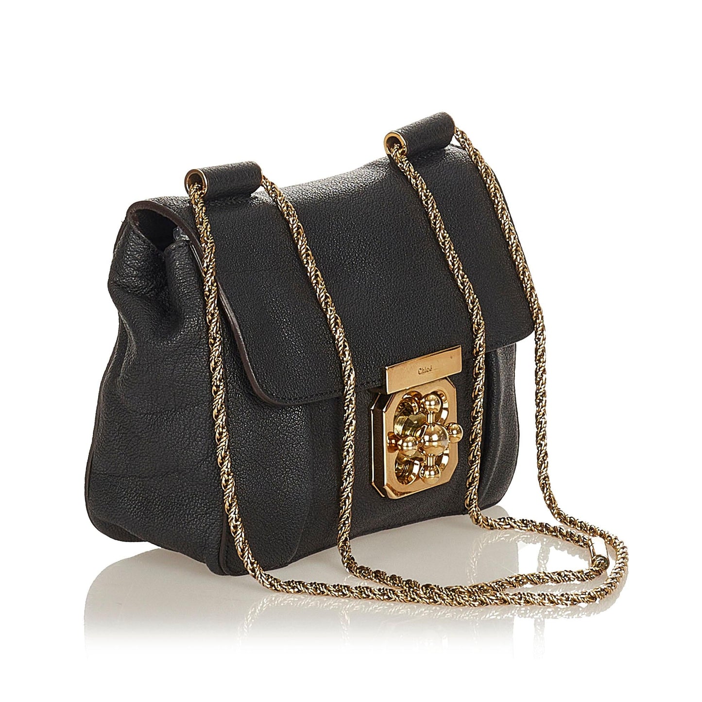 Chloe Elsie Leather Crossbody Bag (SHG-27137)