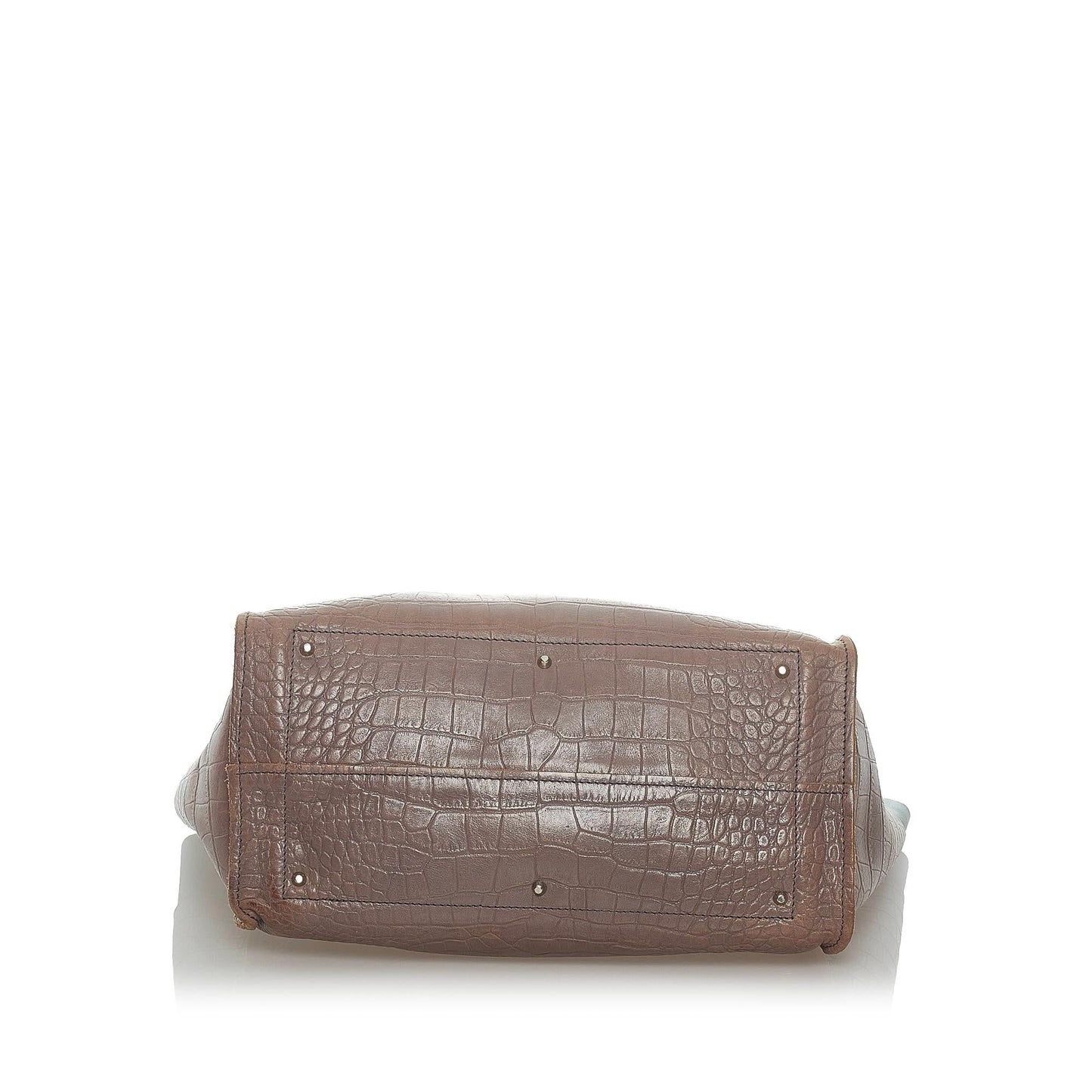 Chloe Embossed Cyndi Leather Tote Bag (SHG-33593)