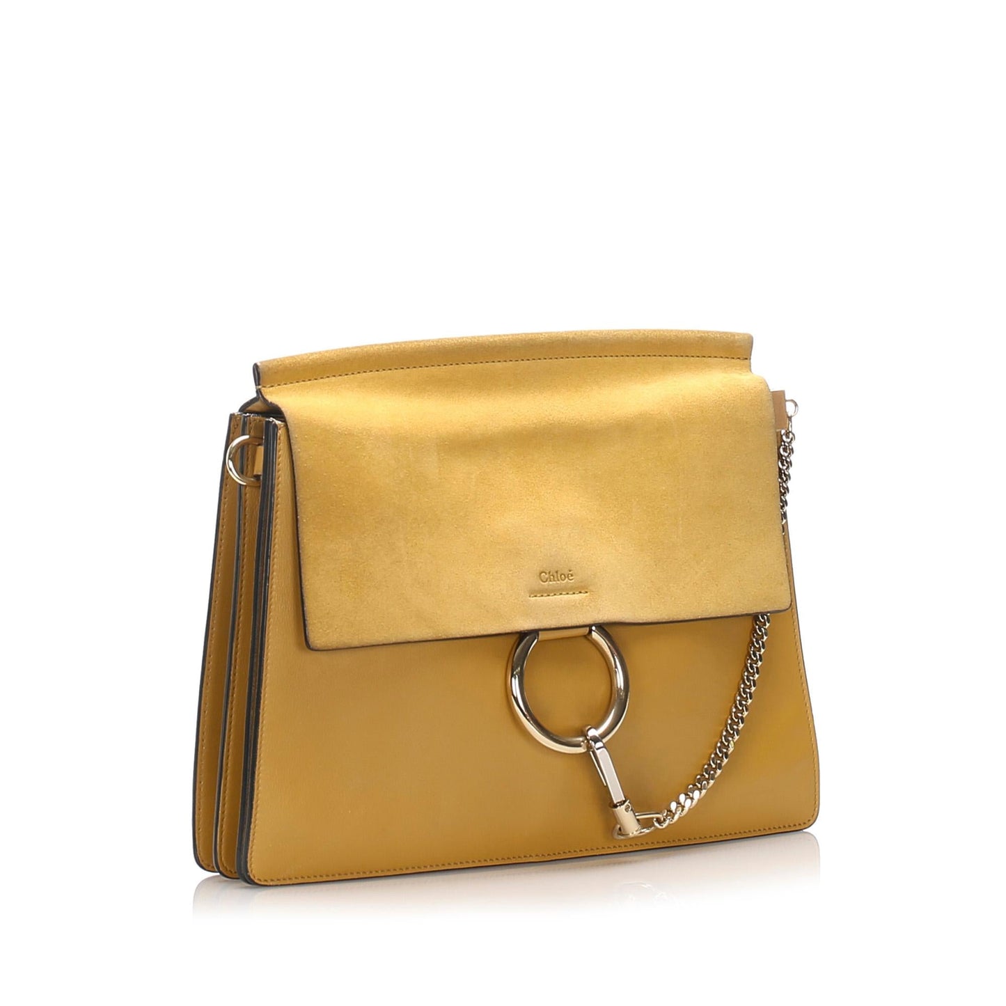 Chloe Faye Leather Shoulder Bag (SHG-9sD17Y)