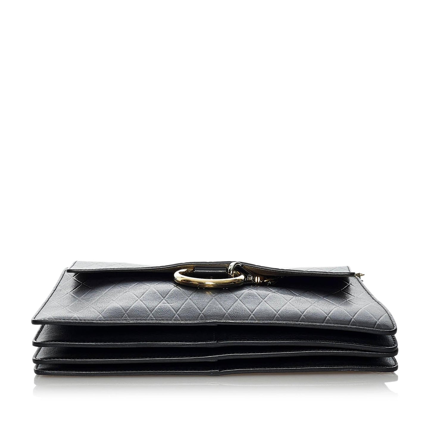 Chloe Faye Quilted Leather Shoulder Bag (SHG-33784)