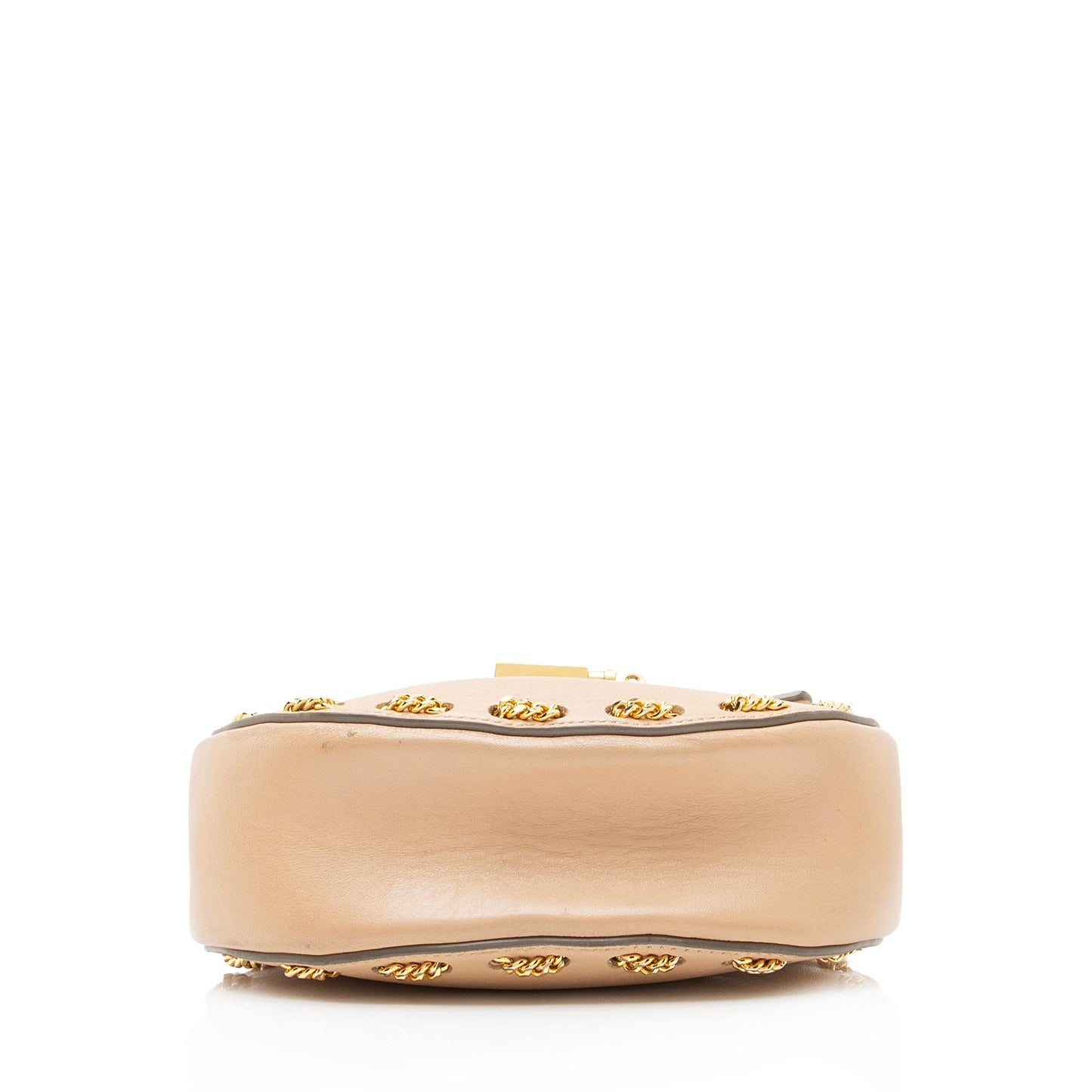 Chloe Lambskin Drew Chain Embellished Mini Shoulder Bag (SHF-23119)