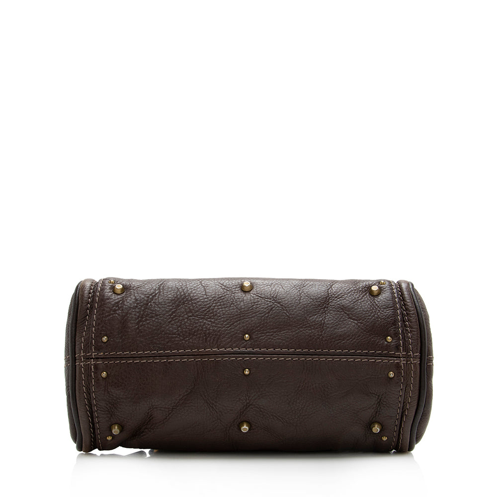 Chloe Leather Paddington Mini Satchel (SHF-17716)