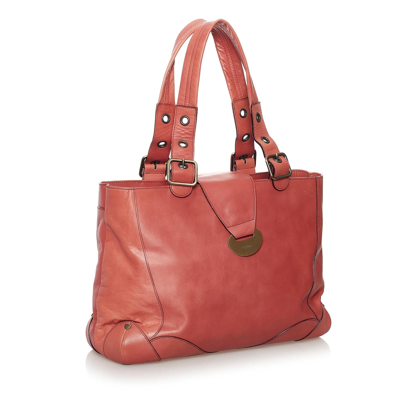 Chloe Leather Tote Bag (SHG-32522)