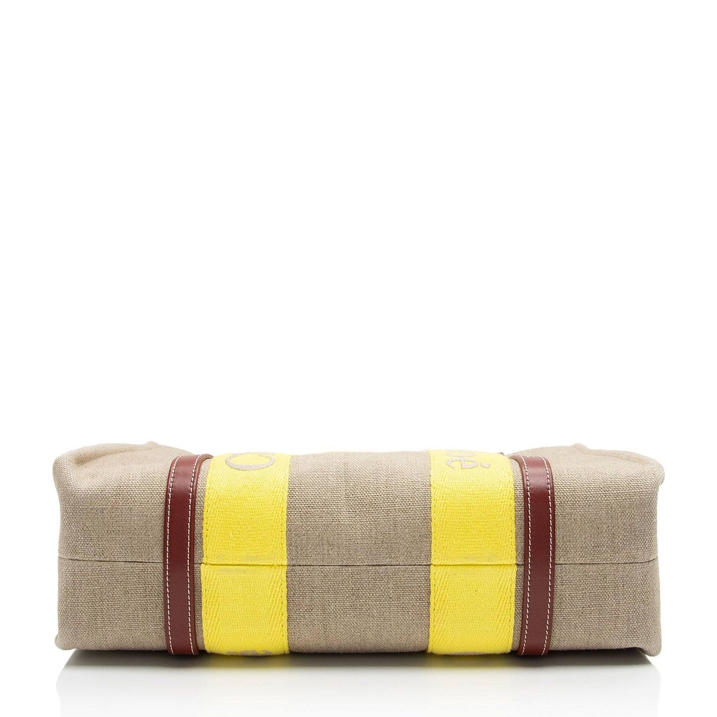 Chloe Linen Canvas Woody Medium Tote (SHF-7T4STp)