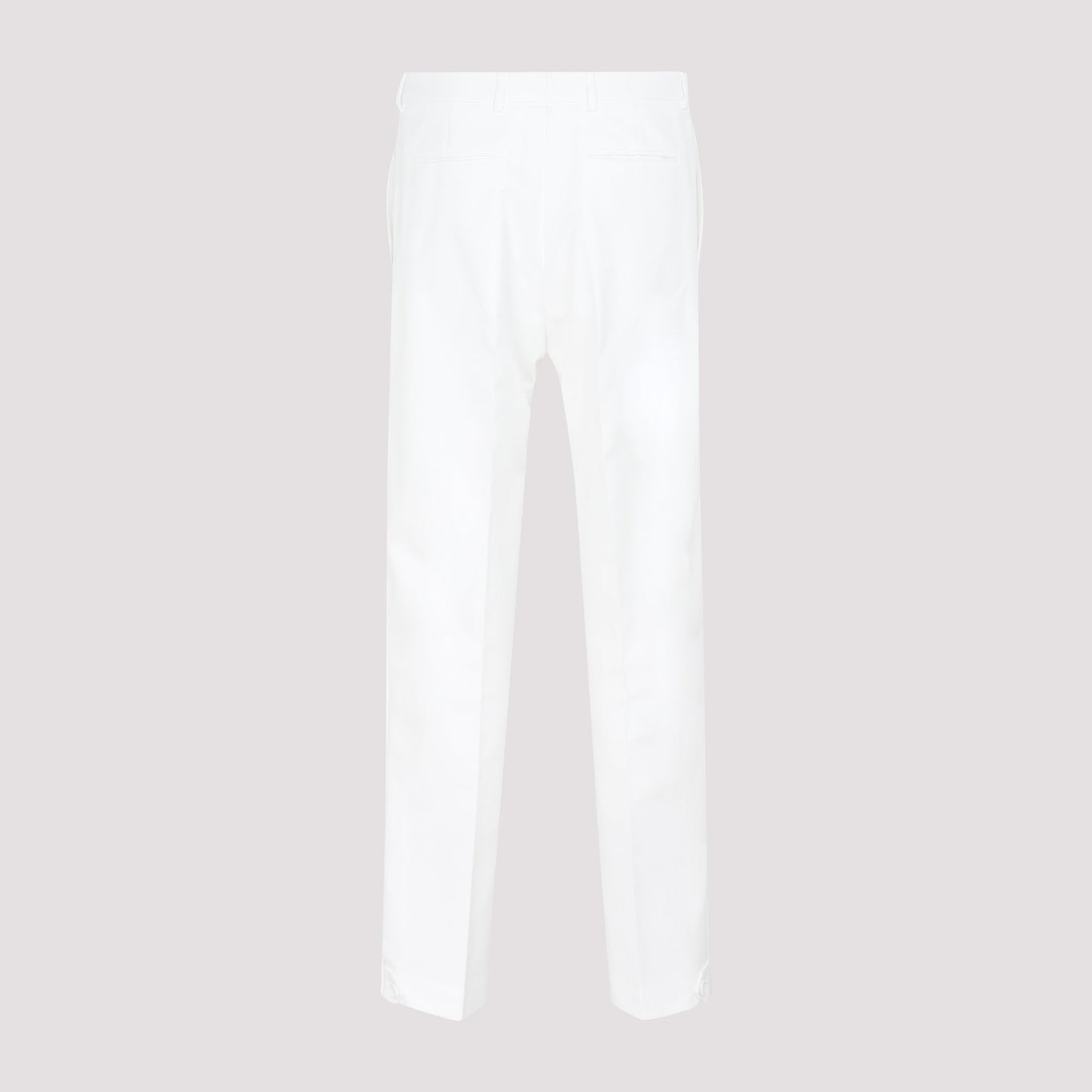 DIOR Slim Fit Trousers with Ankle Slit Detail