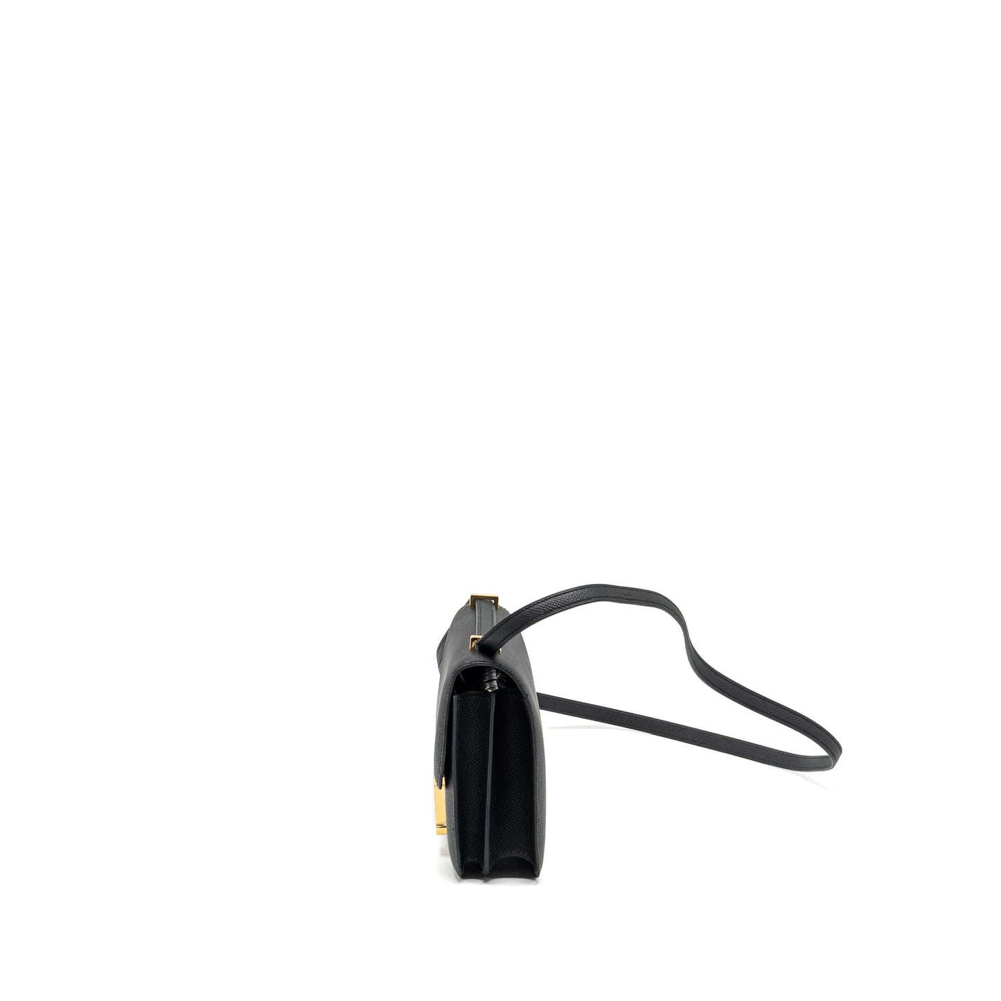 Hermes mini constance epsom black ghw stamp B