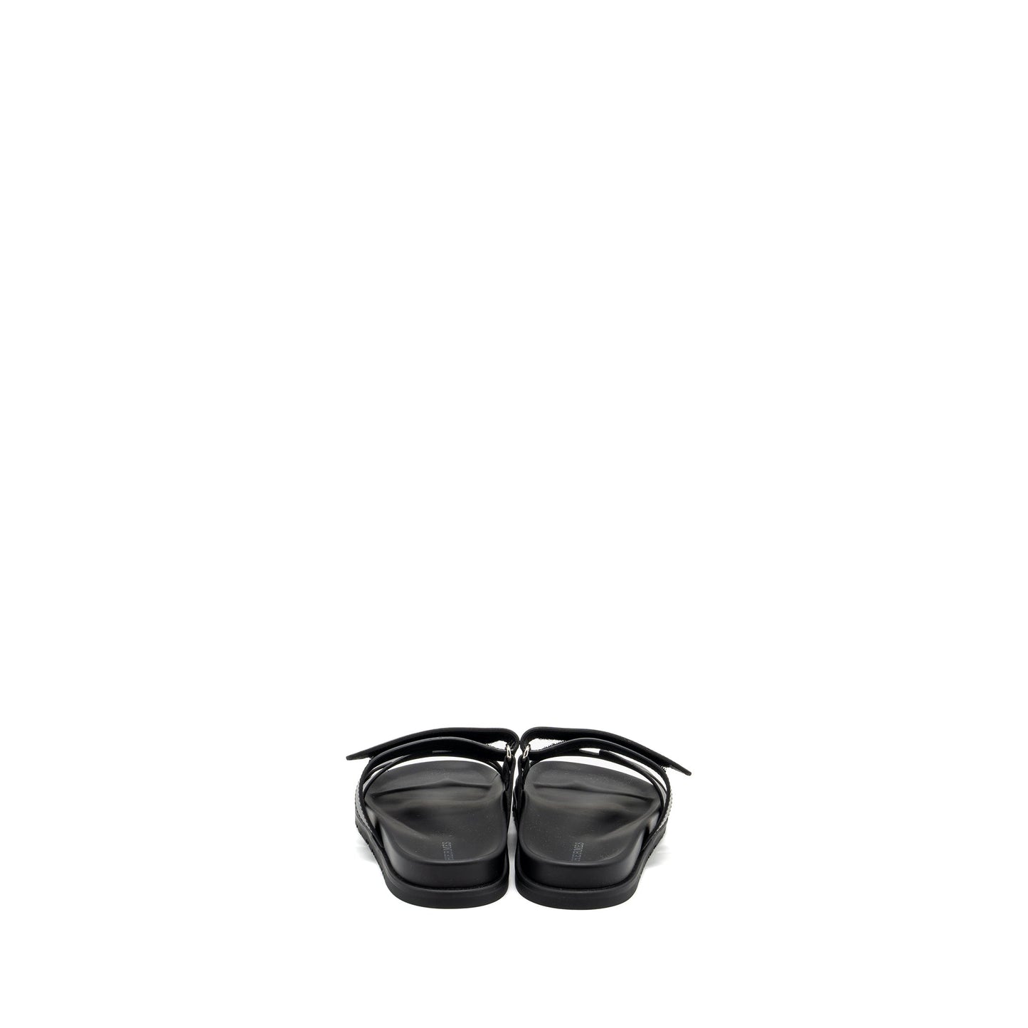 Hermes size 38 chypre sandals black