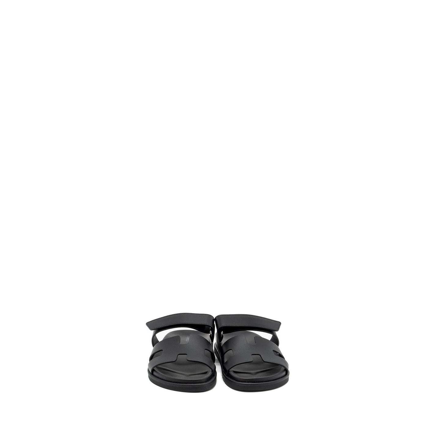 Hermes size 38 chypre sandals black