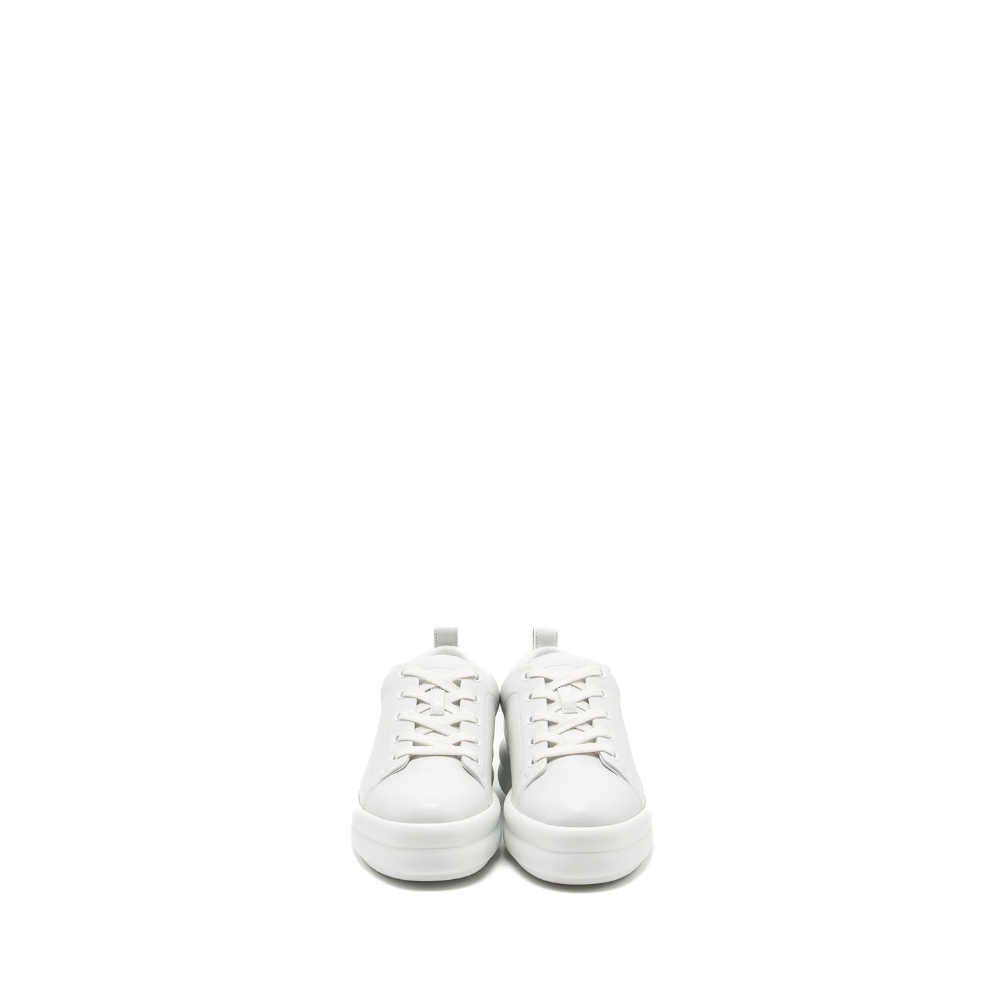 Hermes size 35 happy sneaker calfskin blanc