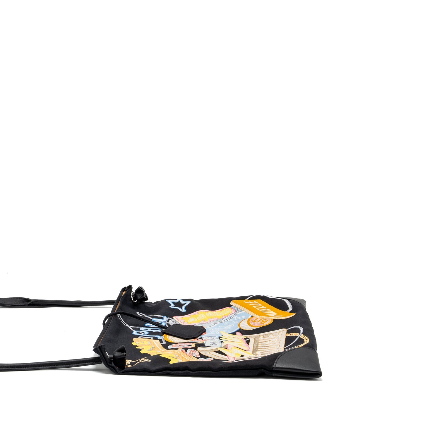 Hermes silkcity shoulder bag multicolour black SHW stamp B