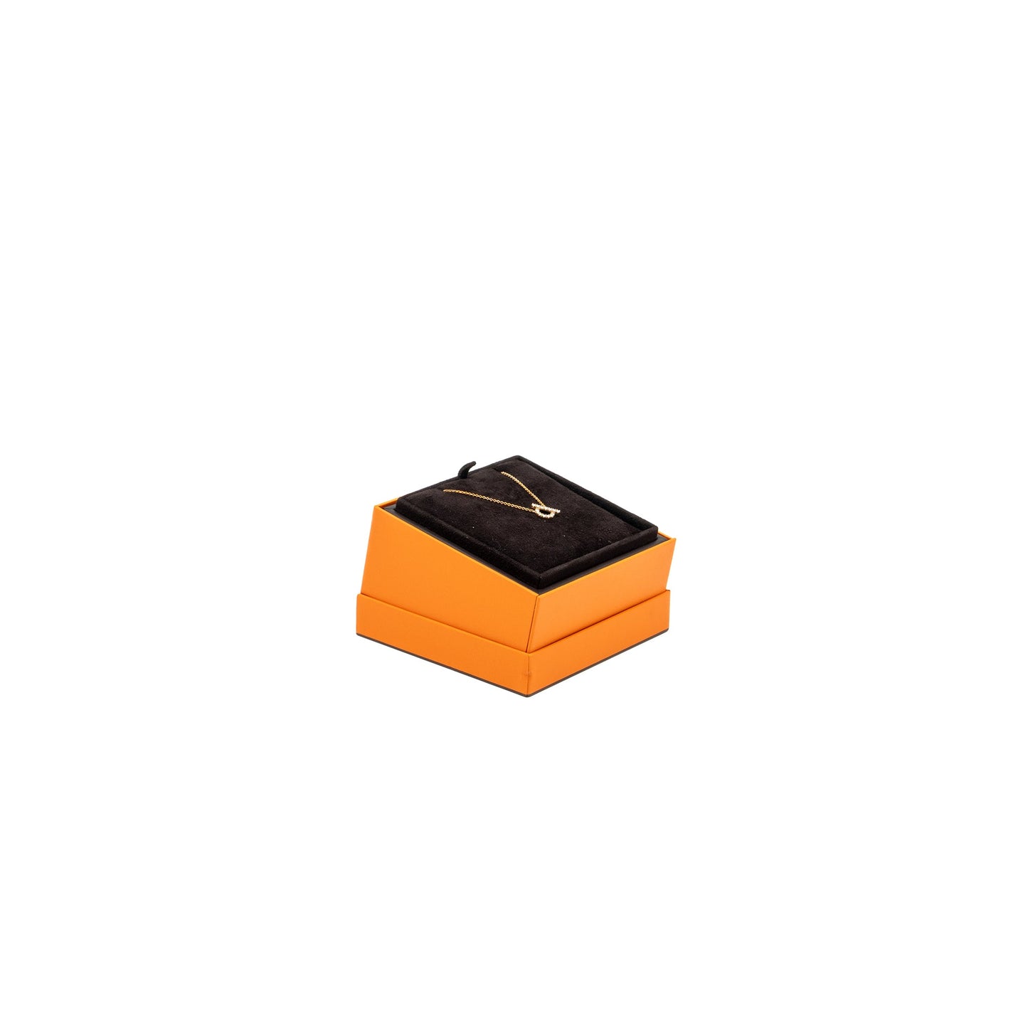 Hermes Finesse Pendant rose gold, diamonds