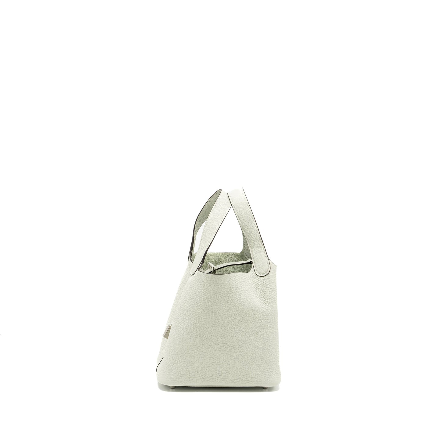 Hermes picotin 18 lock bag clemence Gris neve SHW stamp B