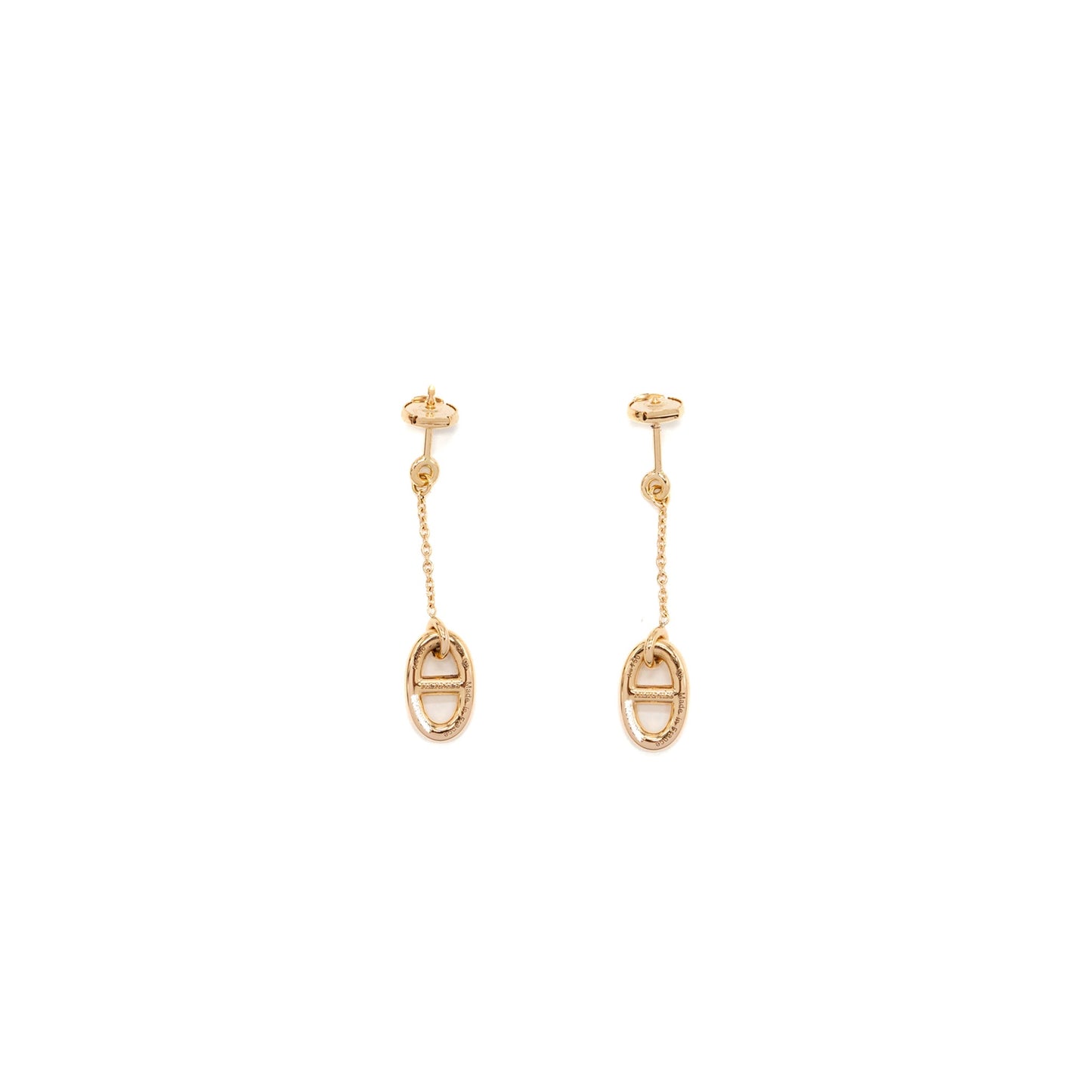Hermes farandole earrings small model rose gold