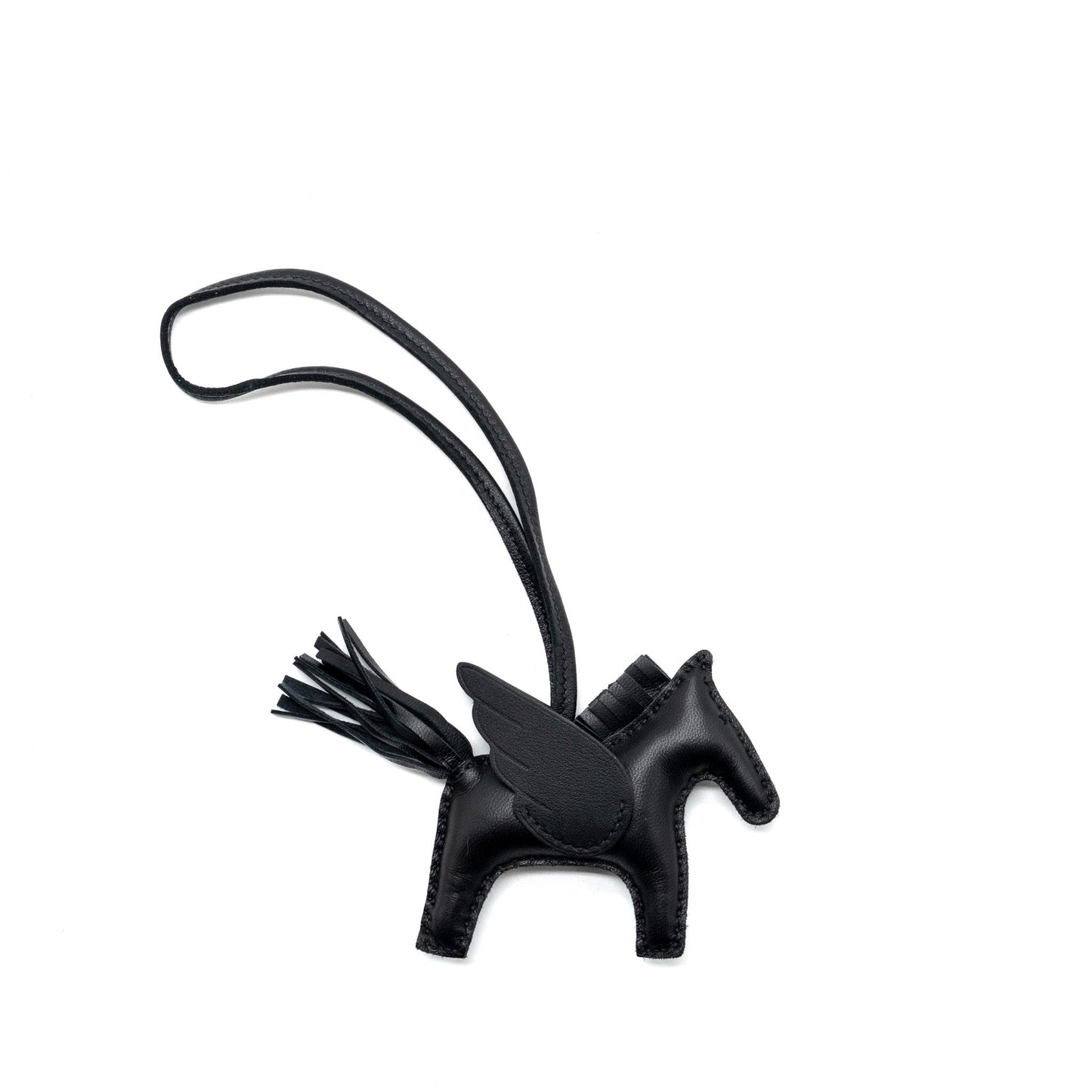Hermes Rodeo Pegase PM Bag Charm So Black Stamp B
