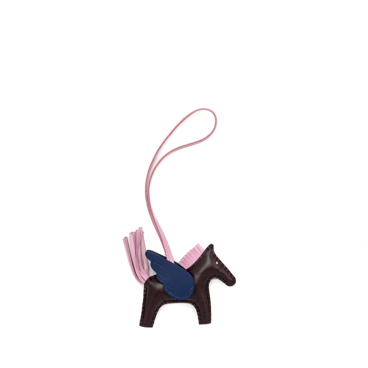 Hermes rodeo pegase PM bag charm rouge sellier / mauve sylvestre / blue saphir Stamp Z