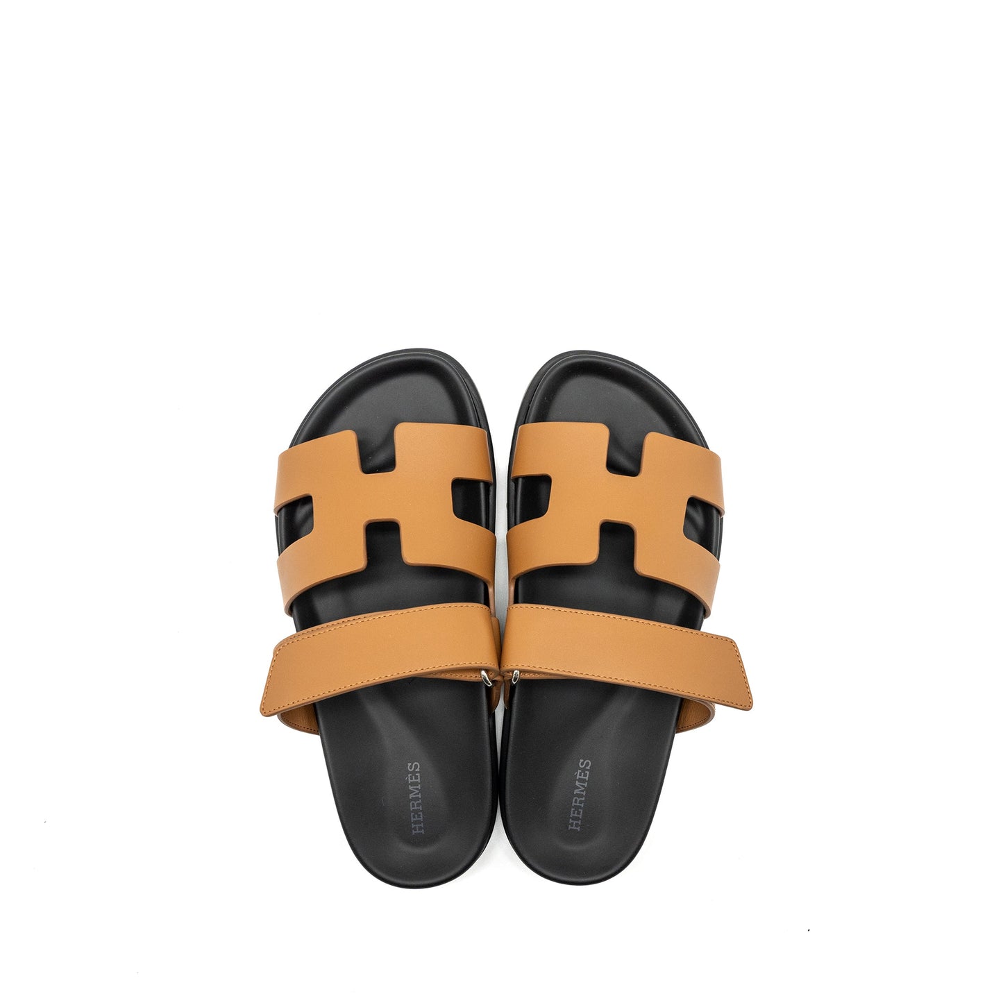 Hermes Size 38 Chypre Sandals Naturel