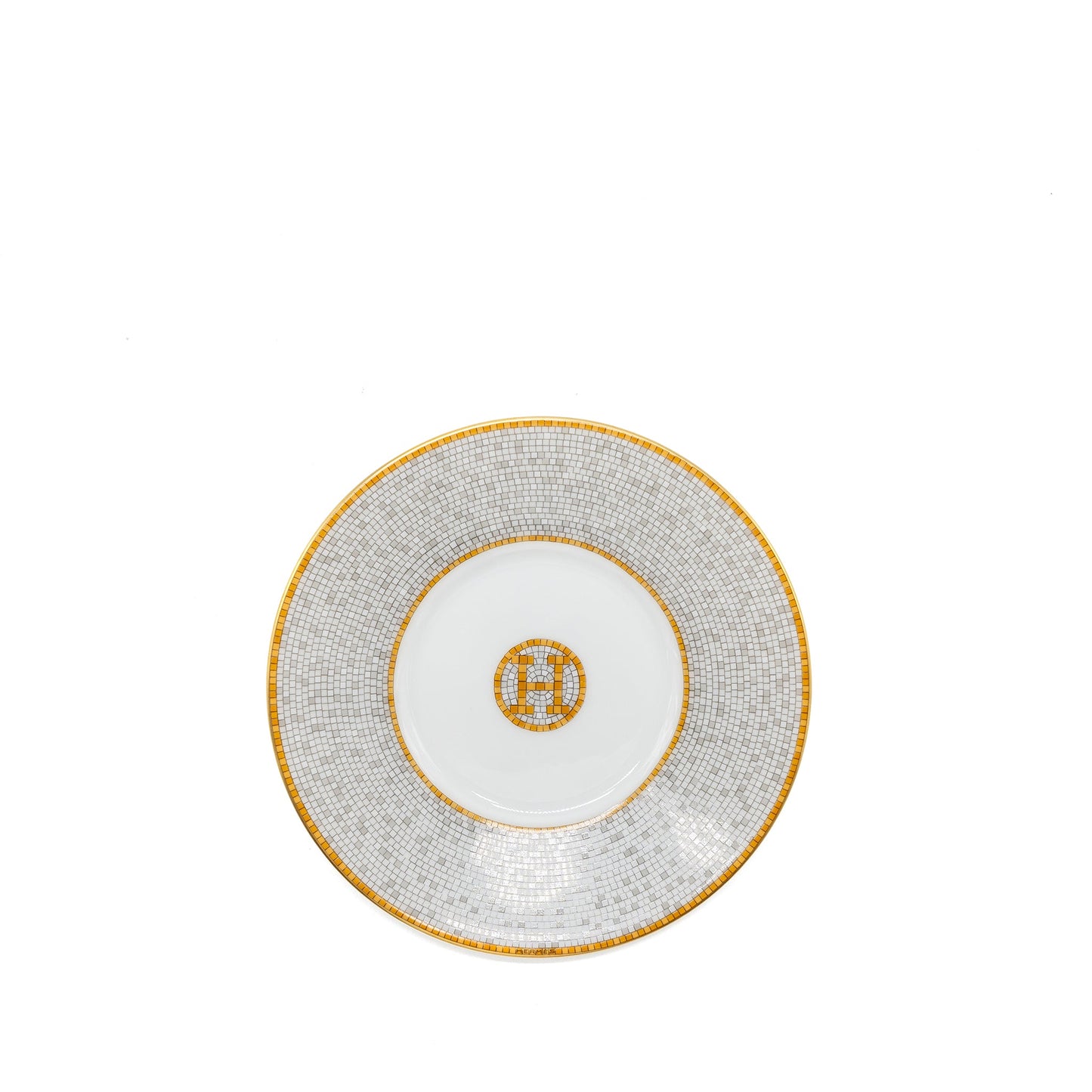 Hermes Mosaique AU 24 Orange Cup and Saucer (2 Sets)