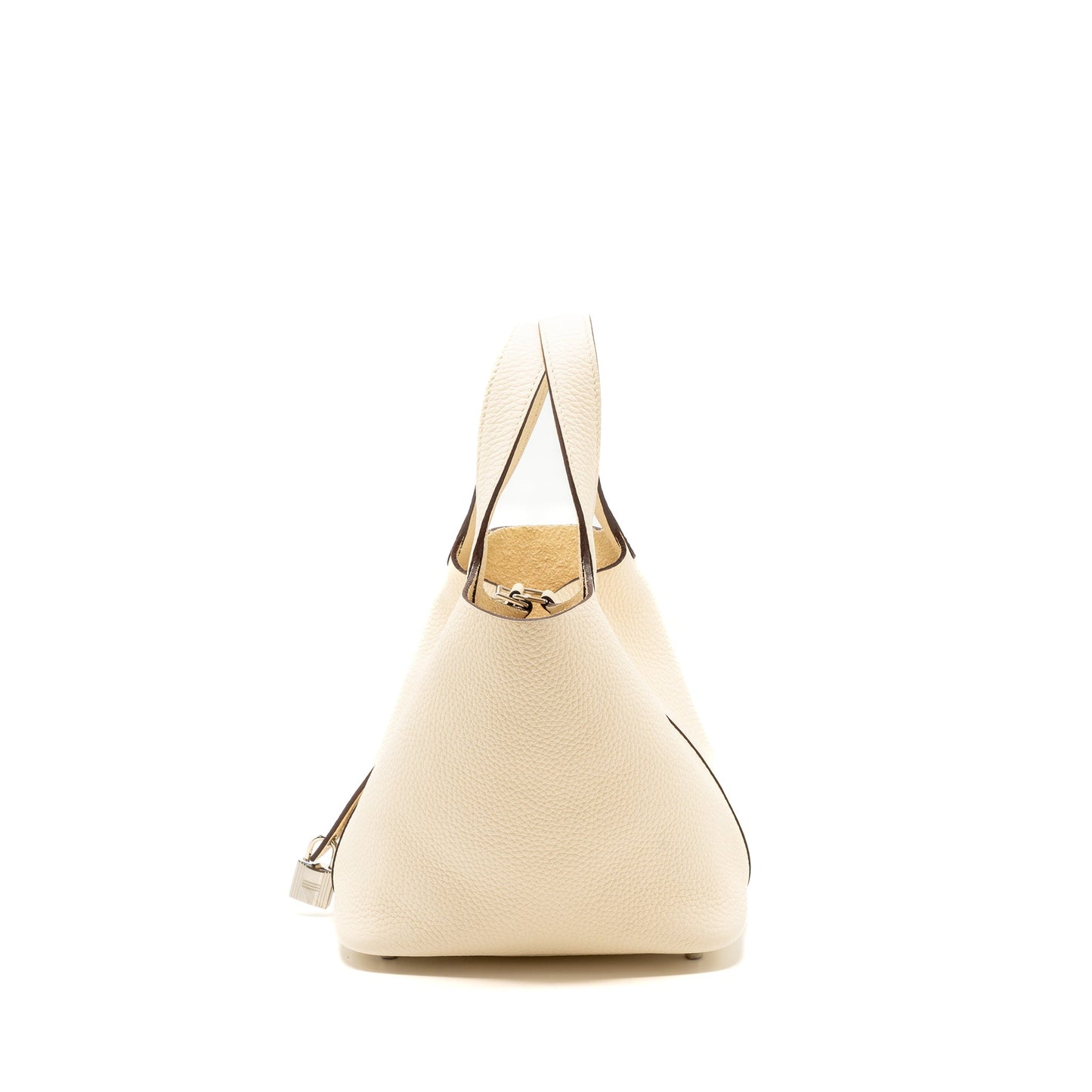 Hermes Picotin 18 Lock Bag Clemence Nata SHW Stamp Z