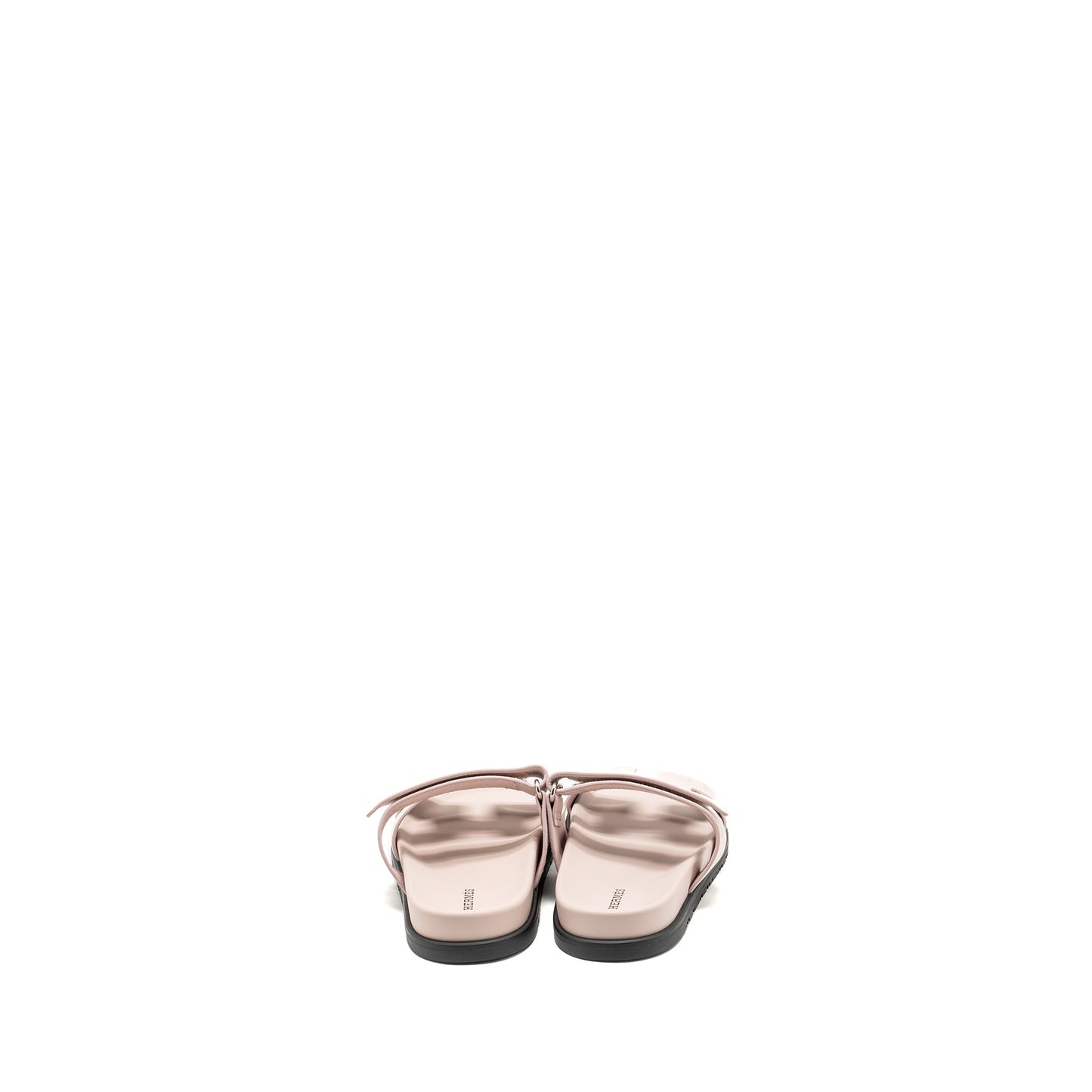 Hermes Size 39 Chypre Sandals Chevre goatskin/suede Rose Porcelaine