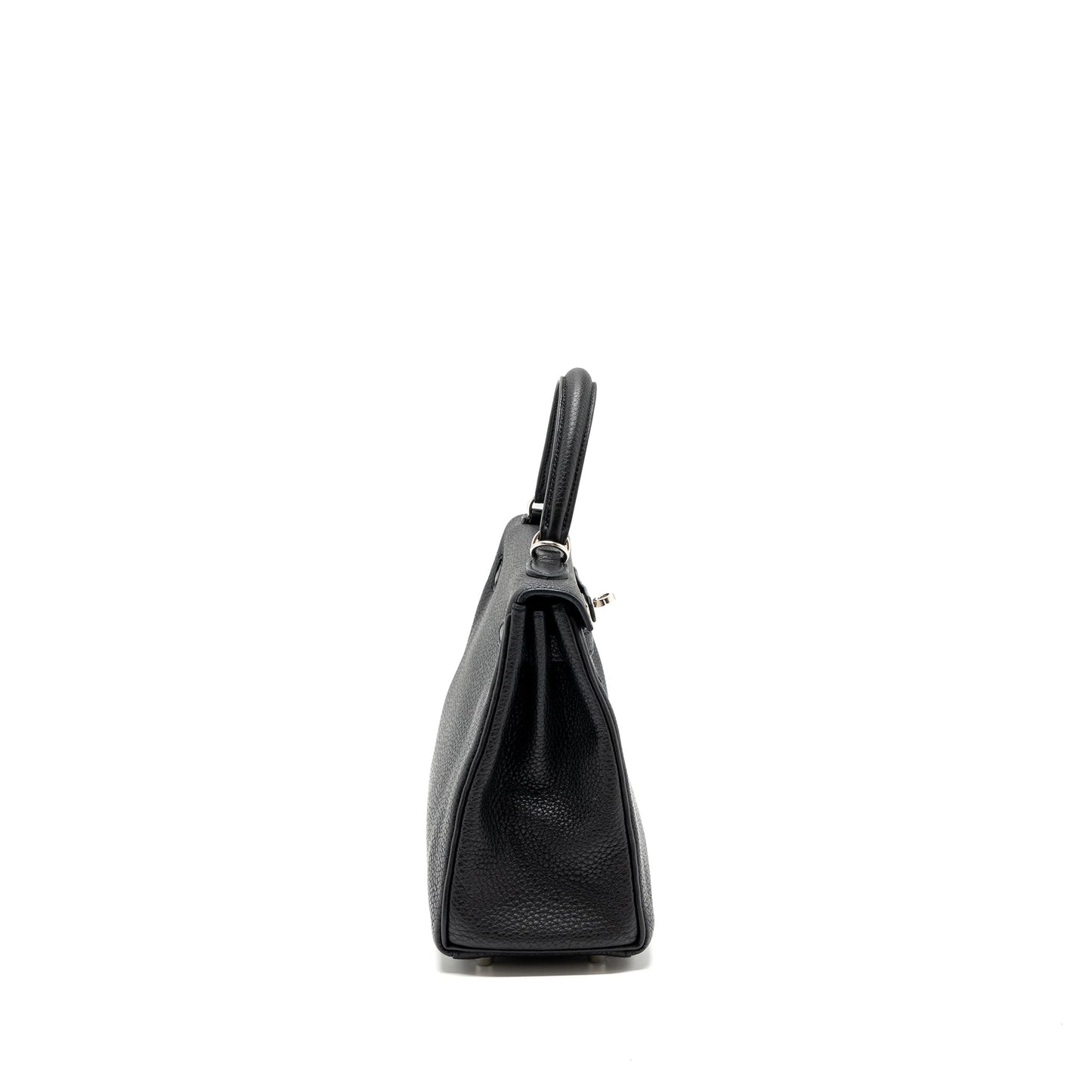 Hermes Kelly 25 Togo Black SHW Stamp Z