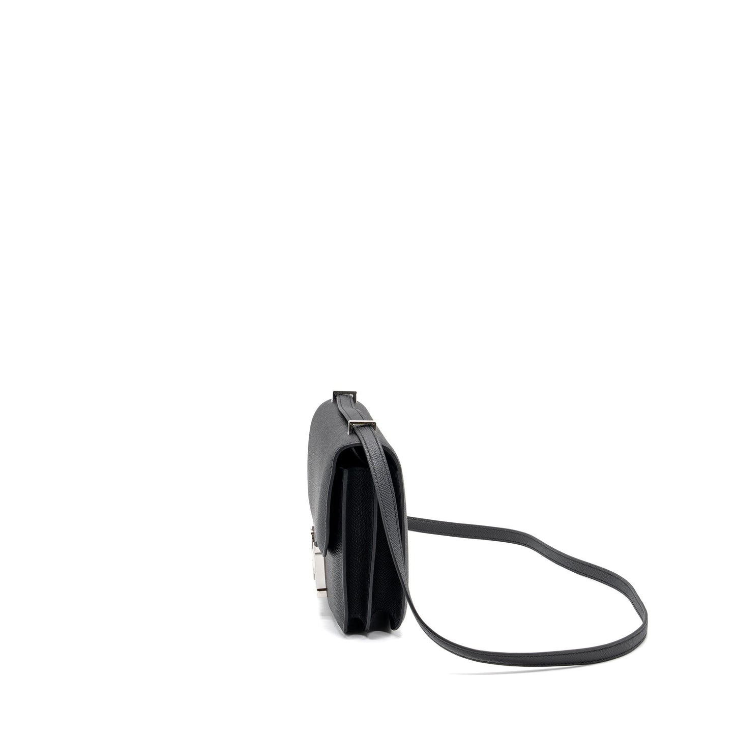 Hermes mini constance epsom black SHW stamp B (New Version)