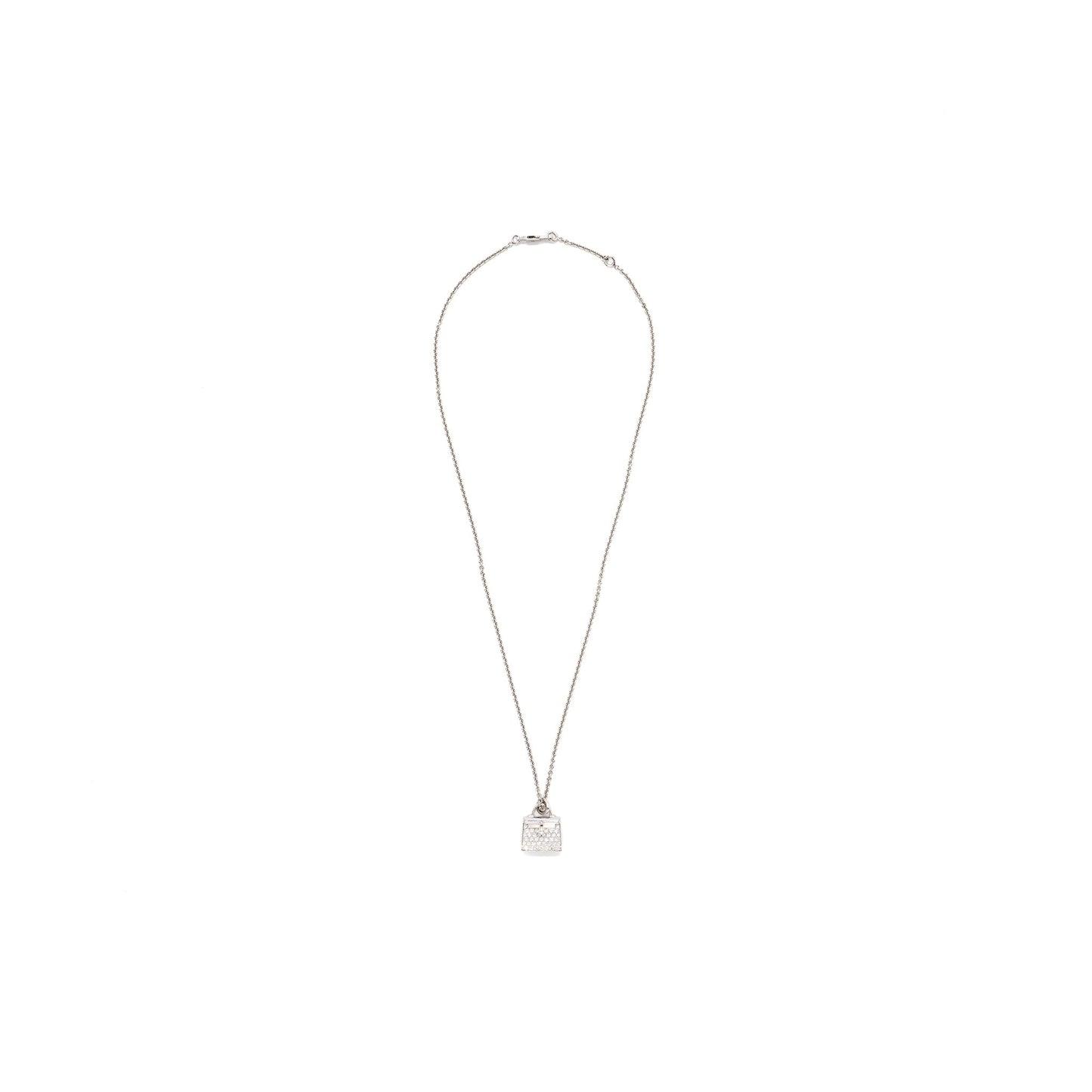 Hermes Kelly Amulette Pendant White Gold, Diamonds
