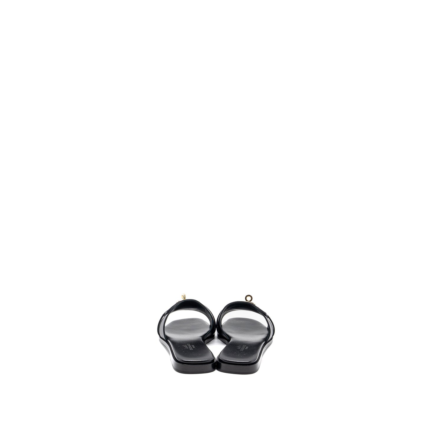 Hermes Size 36 Giulia Sandals Black GHW
