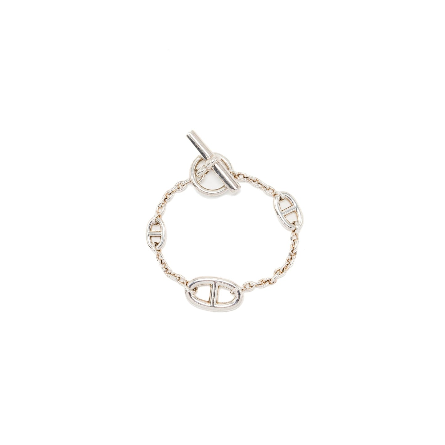 Hermes Size ST Farandole Bracelet Sterling Silver