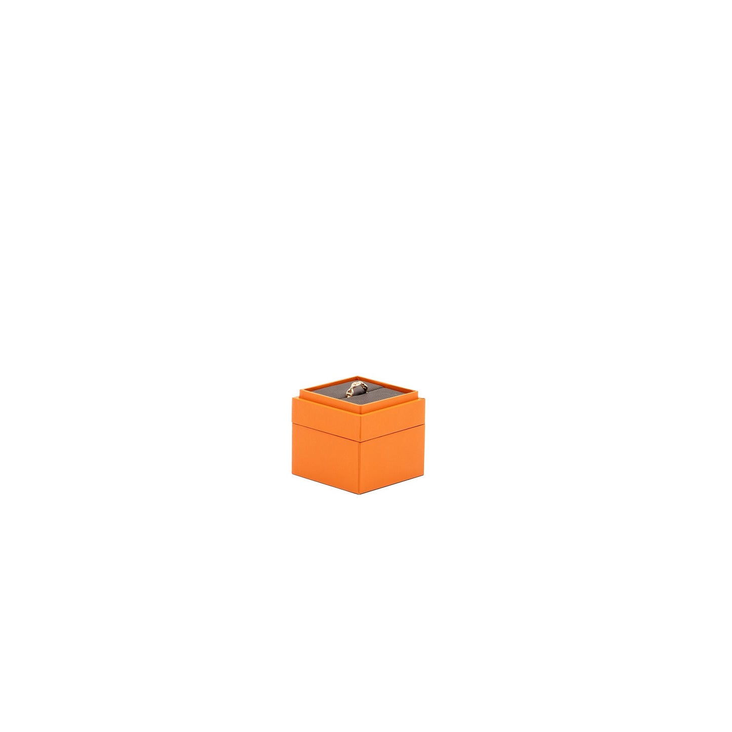 Hermes size 50 CHAINE D’ANCRE ENCHAINEE RING SMALL MODEL ROSE GOLD