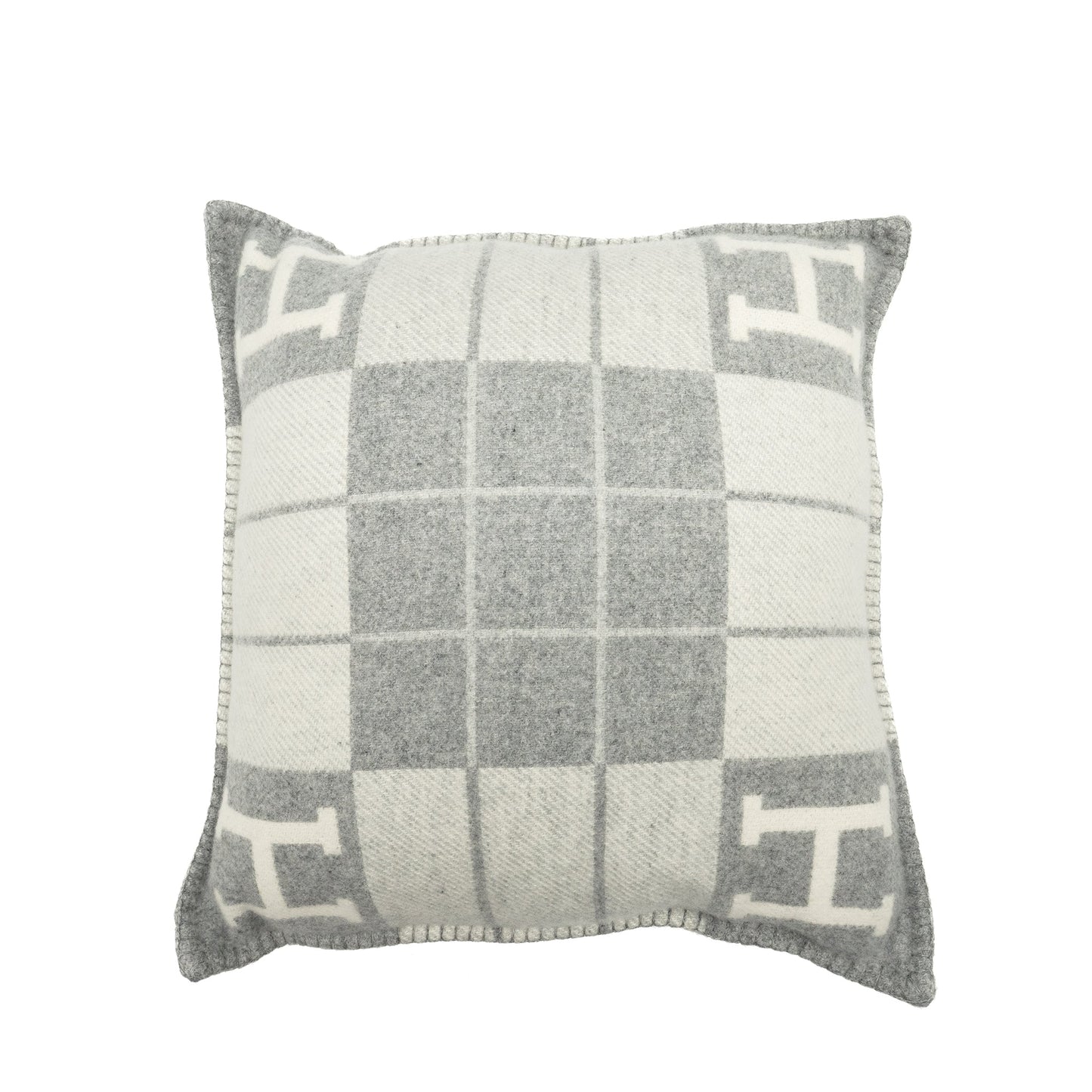 Hermes Avalon III Pillow Ecru Gris Clair